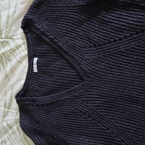 Jacqueline de Yong Black Knee Length Sweater Dress size Small - Picture 2 of 4